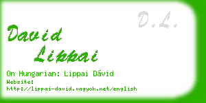 david lippai business card