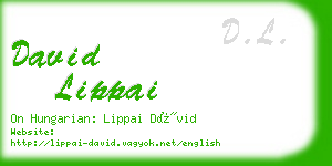 david lippai business card